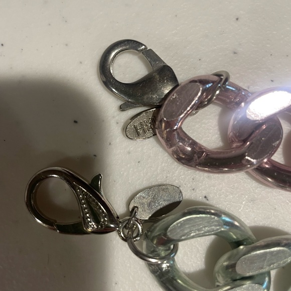 HRH Collection pink mint green chunky bracelet. Both. - Picture 5 of 6